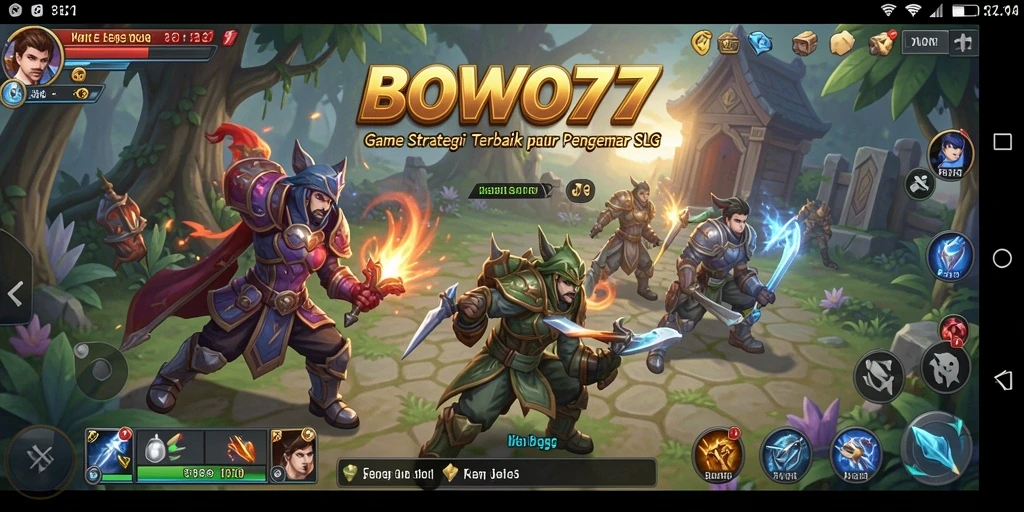 Gambar gameplay SLG yang menegangkan di BOWO77.