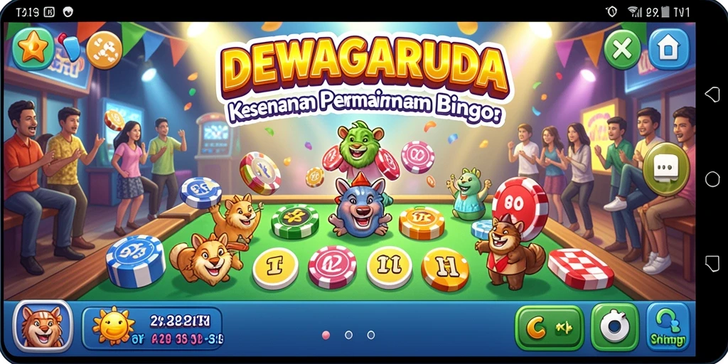 Gameplay seru DEWAGARUDA dalam permainan Bingo.