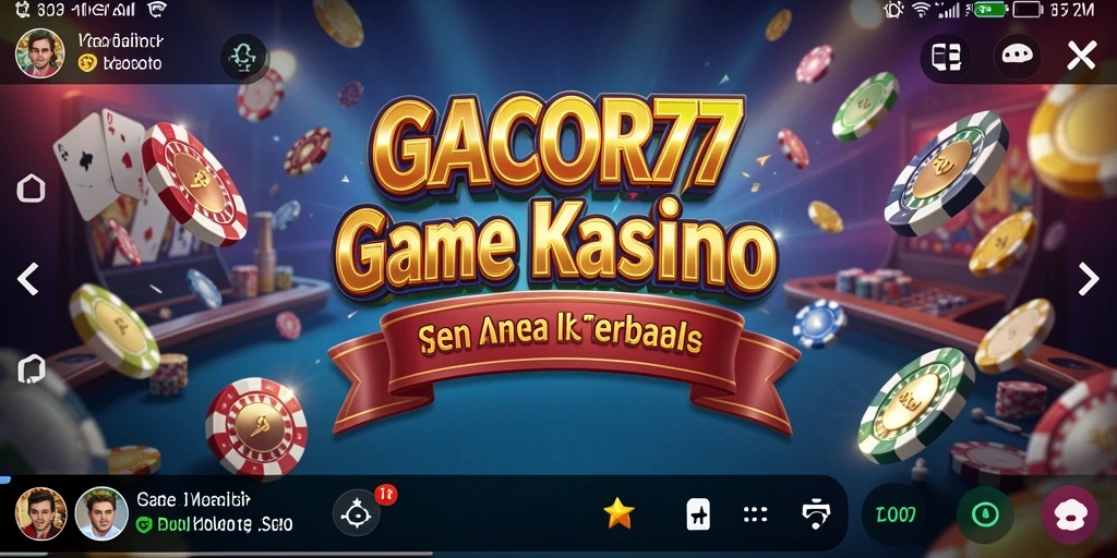 Screenshot utama GACOR77 menampilkan gameplay yang seru dan menarik.