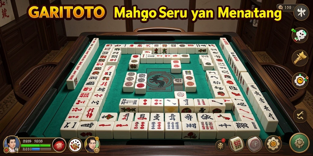 Screenshot gameplay GARITOTO yang menunjukkan keseruan permainan Mahjong.