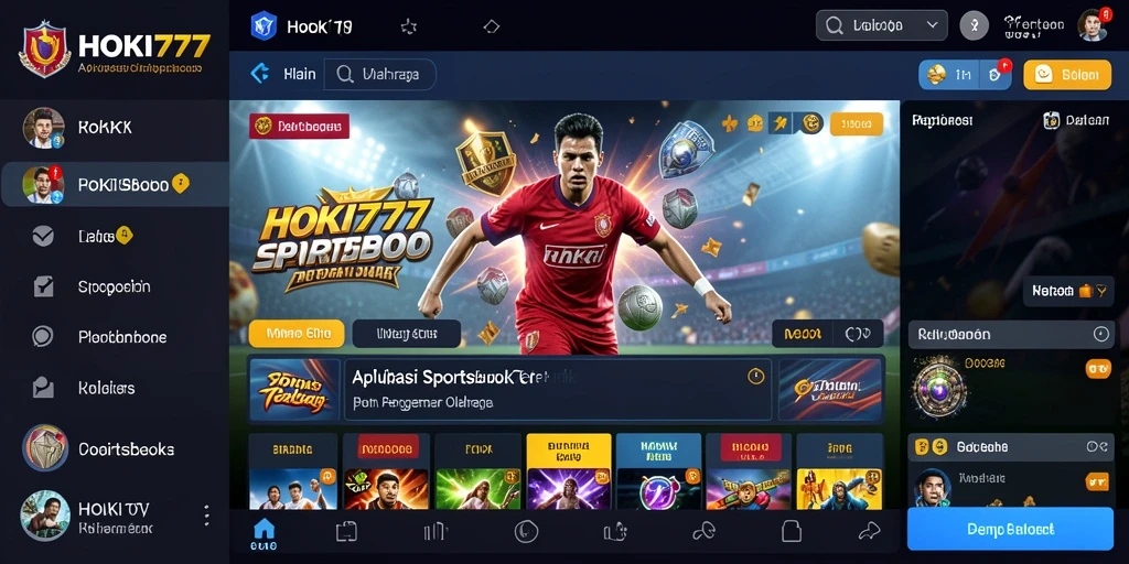 Tampilan gameplay HOKI777 dengan taruhan langsung yang menarik.