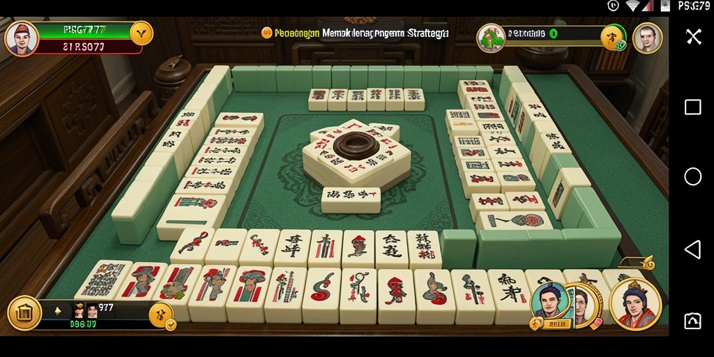 Tampilan gameplay Mahjong yang seru dan menantang di PSG77.
