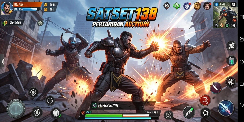 Tampilan gameplay seru dan menegangkan dari SATSET138.