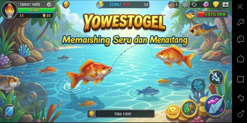 Tangkapan ikan yang menarik di YOWESTOGEL.
